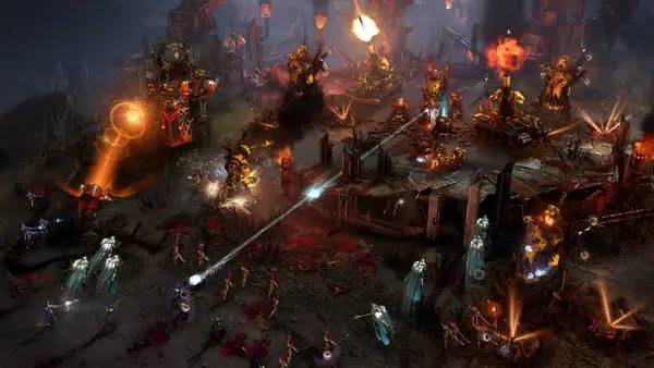 Процесс взаимодействия с другими участниками Warhammer 40,000 Dawn of War 3