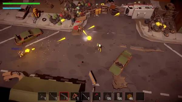 Процесс взаимодействия с другими участниками Wasted World