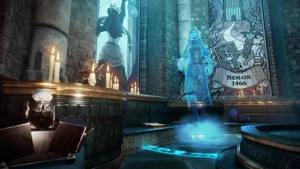 Процесс взаимодействия с другими участниками Witching Tower VR