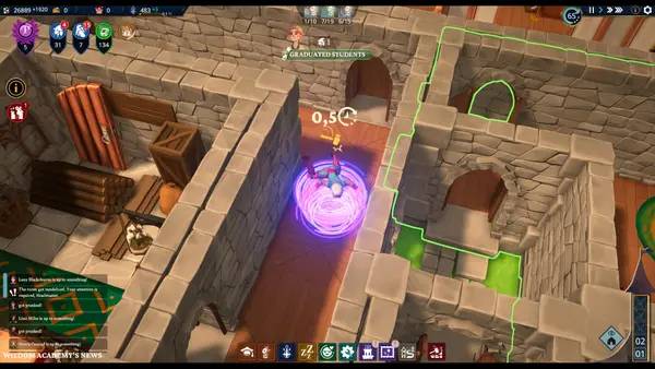 Процесс взаимодействия с другими участниками Wizdom Academy