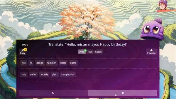 Процесс взаимодействия с другими участниками WonderLang Spanish