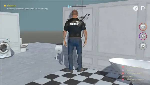 Процесс взаимодействия с другими участниками You have a drunk friend