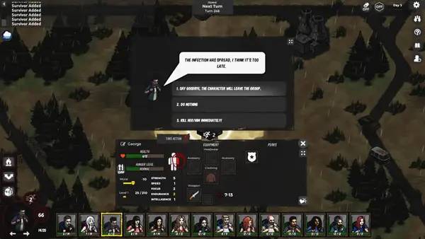 Процесс взаимодействия с другими участниками Z Dawn