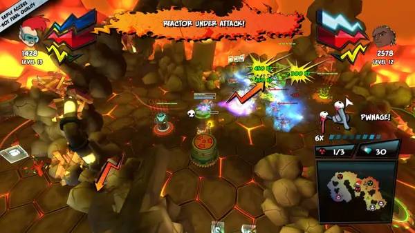 Процесс взаимодействия с другими участниками ZAMB! Biomutant Extermination