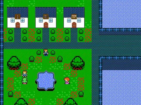 Сцена из внутреннего меню 8-Bit Adventures 1  The Forgotten Journey Remastered Edition