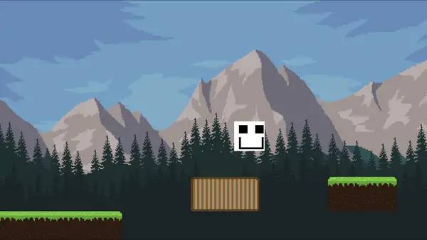 Сцена из внутреннего меню A NOT Troll Game