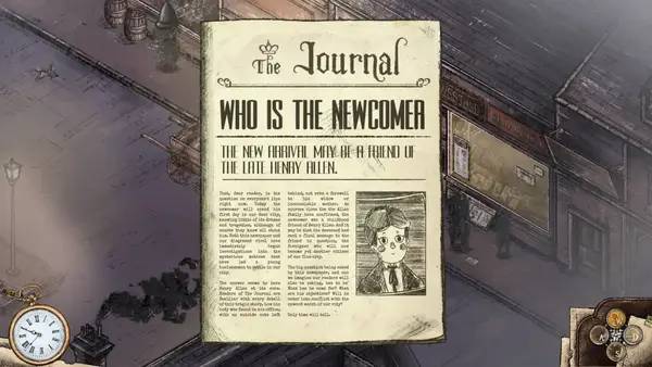 Сцена из внутреннего меню A Place for the Unwilling