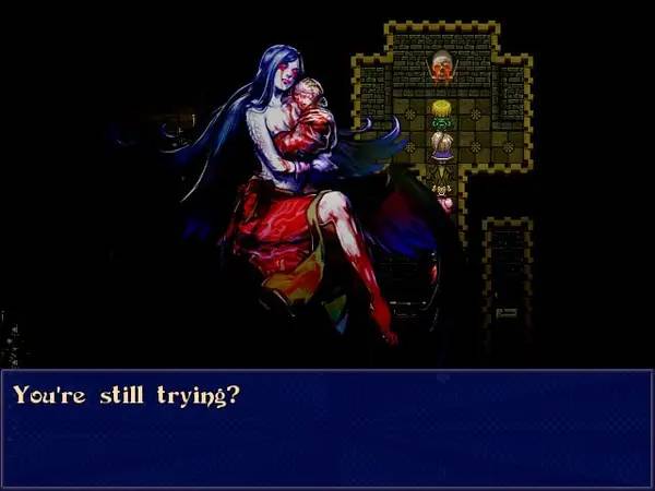 Сцена из внутреннего меню A Plunge into Darkness