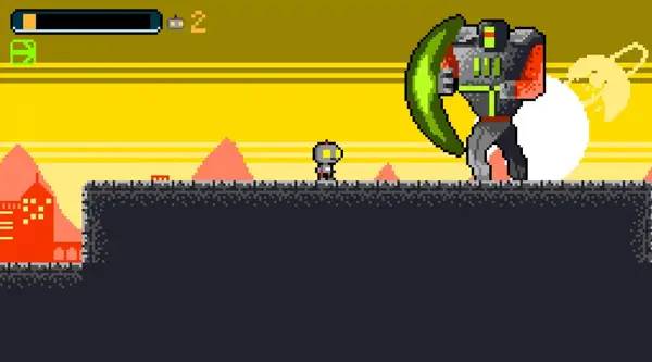 Сцена из внутреннего меню A Small Robot Story