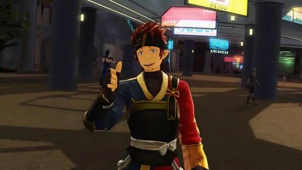 Сцена из внутреннего меню Accel World VS. Sword Art Online Deluxe Edition