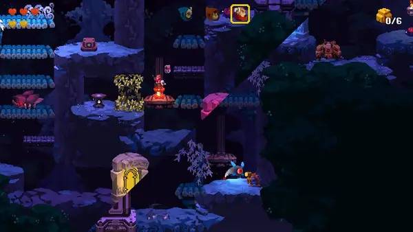 Сцена из внутреннего меню Aegis Defenders