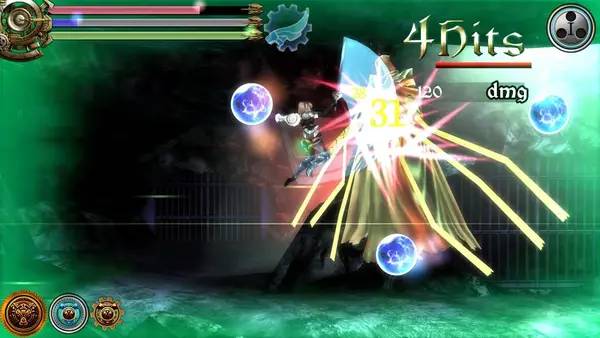 Сцена из внутреннего меню AeternoBlade