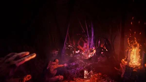 Сцена из внутреннего меню Agony