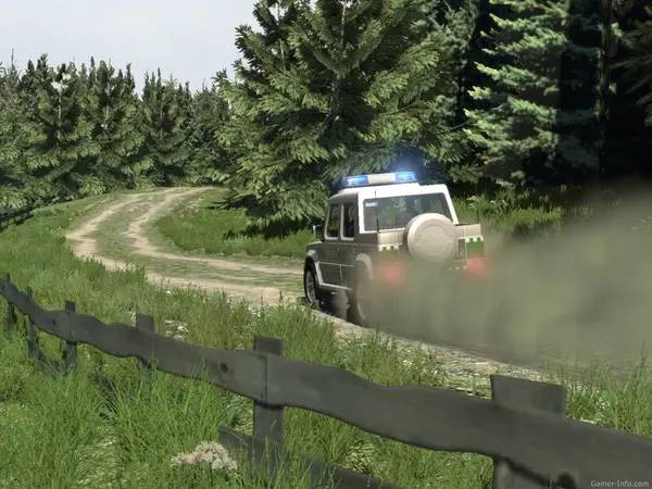 Сцена из внутреннего меню Alarm for Cobra 11 Crash Time