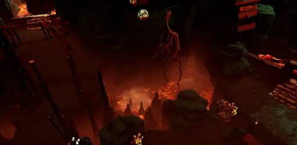 Сцена из внутреннего меню Alchemist Defender VR