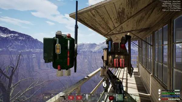 Сцена из внутреннего меню Alien Dawn