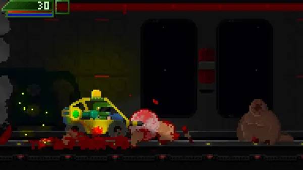 Сцена из внутреннего меню Alien Scumbags