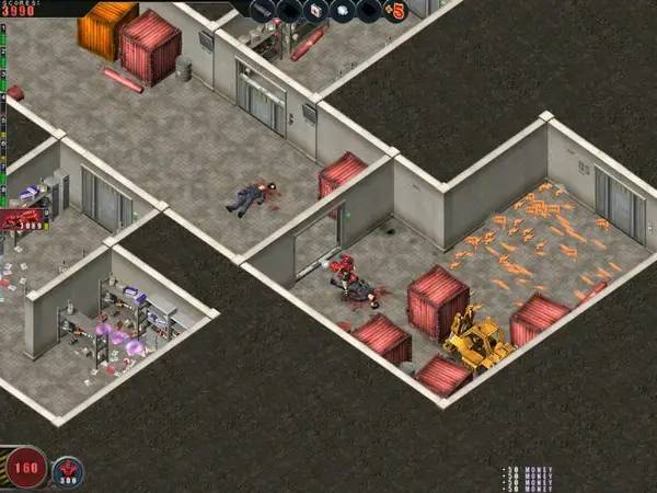 Сцена из внутреннего меню Alien Shooter + Expansions