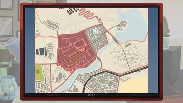 Сцена из внутреннего меню Amazing Superhero Squad