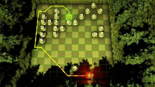 Сцена из внутреннего меню AMazing TD