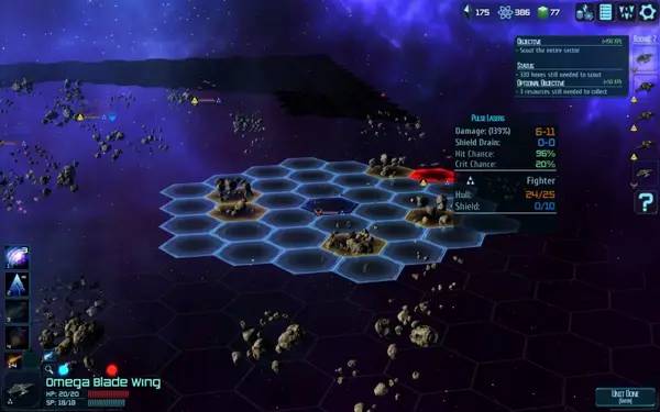 Сцена из внутреннего меню Ancient Frontier