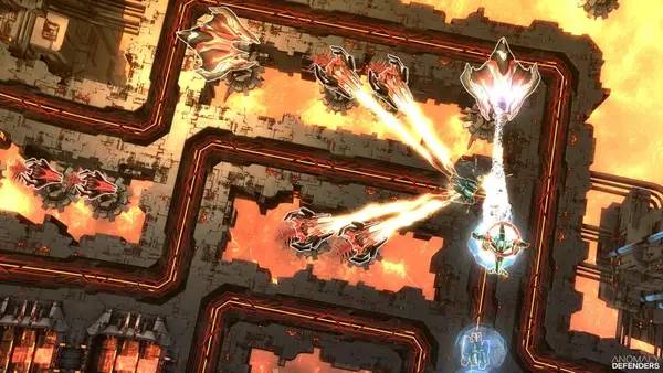 Сцена из внутреннего меню Anomaly Defenders