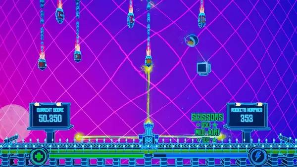 Сцена из внутреннего меню Antirocketh