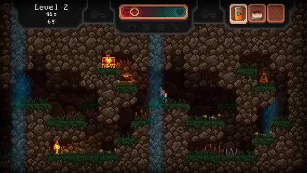 Сцена из внутреннего меню Antrum