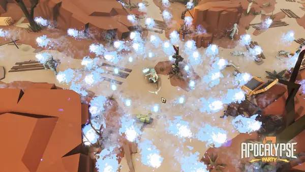 Сцена из внутреннего меню Apocalypse Party