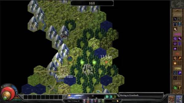 Сцена из внутреннего меню Archmage Rises