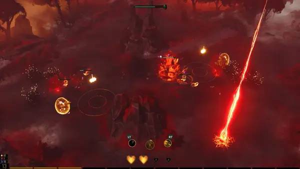 Сцена из внутреннего меню Archons