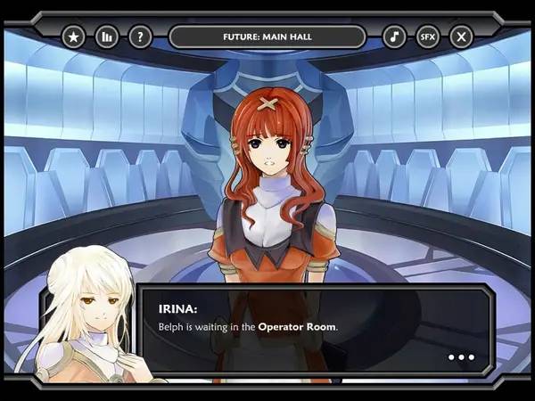 Сцена из внутреннего меню Area-X