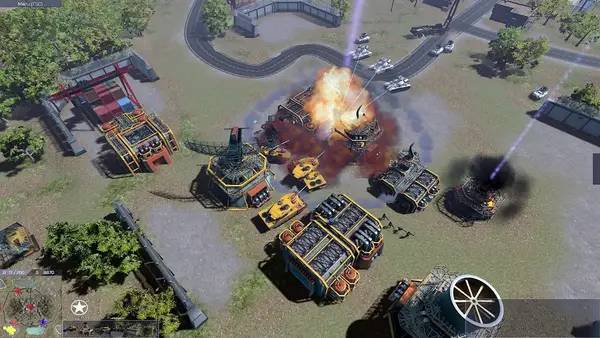 Сцена из внутреннего меню Armor Clash 3