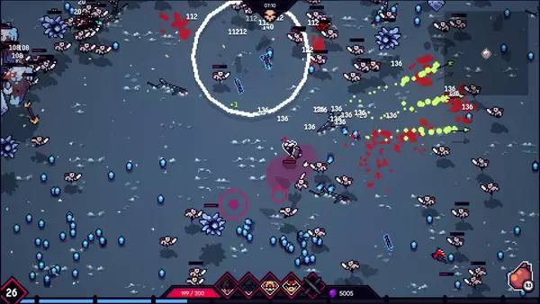 Сцена из внутреннего меню Asgard's Fall - Viking Survivors