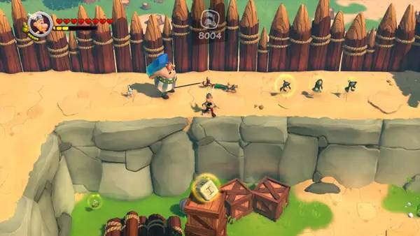 Сцена из внутреннего меню Asterix and Obelix XXL 3 - The Crystal Menhir
