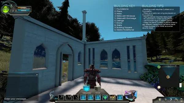 Сцена из внутреннего меню Astral Terra