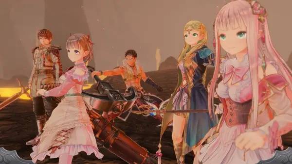 Сцена из внутреннего меню Atelier Lulua ~The Scion of Arland~