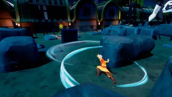 Сцена из внутреннего меню Avatar  The Last Airbender - Quest for Balance