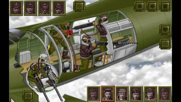 Сцена из внутреннего меню B-17 Flying Fortress  World War 2 Bombers in Action