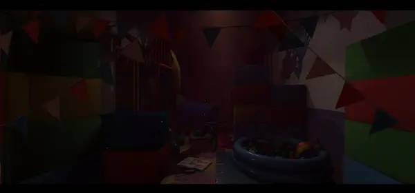 Сцена из внутреннего меню Baby Blues Nightmares - Toddler Horror Game