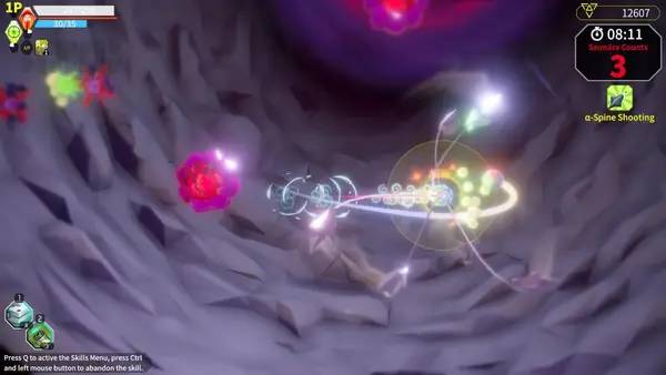 Сцена из внутреннего меню Bacterium