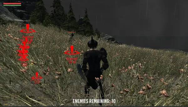 Сцена из внутреннего меню Barbarian Souls