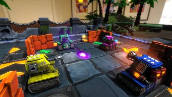 Сцена из внутреннего меню Battle Bolts