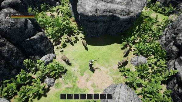 Сцена из внутреннего меню Beastmaster