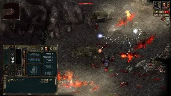 Сцена из внутреннего меню Beyond Divinity