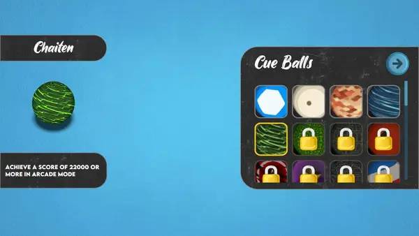 Сцена из внутреннего меню Billiards of the Round Table (BRT)