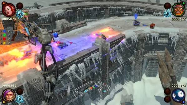 Сцена из внутреннего меню BlazeRush