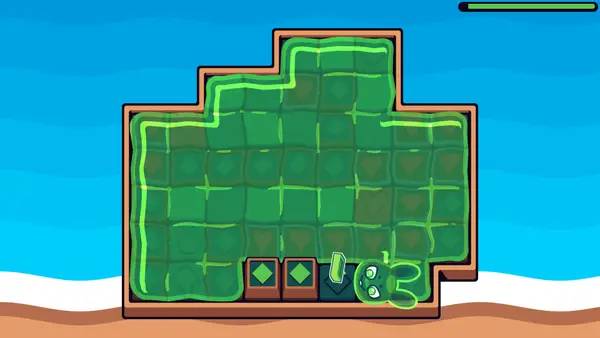 Сцена из внутреннего меню Blobun