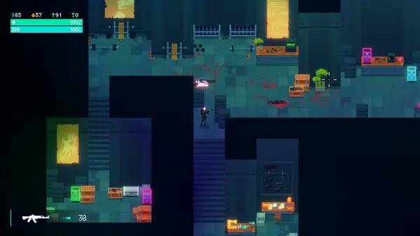 Сцена из внутреннего меню Blood Running