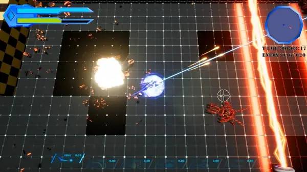 Сцена из внутреннего меню Blue Crystal